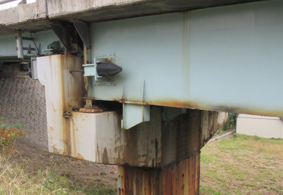 メンテナンスを実施する橋梁の状況